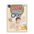 Подгузники GOO.N Premium, 3 размер M, 7-12 кг, 64 шт. Дышащие на липучке. Идеальная защита и комфорт