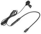 Петличный микрофон Boya BY-M2 с переходником Lightning для устройств Apple