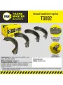 Колодки тормозные барабанные задние TRANSMASTER TS092 для а/м Toyota Land Cruiser 80, Nissan Patrol