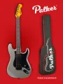 Электрогитара Palker Studio Stratocaster, с чехлом, 6 струн, серая, 22 лада с чехлом