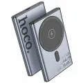 Аккумулятор HOCO Q32, беспроводной, магнитный, PD20W, 5000mAh, для быстрой зарядки, металлический, серый