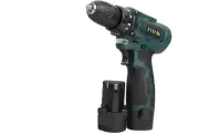 Дрель-шуруповерт аккумуляторная Zitrek Green 12V Plus, 12В, 2x1,5Ач 085-1014