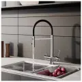 Смеситель для кухни с фильтром и гибким изливом IDDIS Ace ACESBFFi05 хром