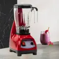 Блендер стационарный, профессиональный JOHNY AK/12 ECO красный, настольный, 1.2 кВт, 2.5 л, 12000/22000 об/мин