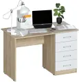 Стол письменный Джаз СП4 Дуб сонома/Белый