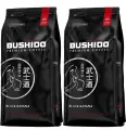 Кофе в зернах BUSHIDO Black Katana, арабика, 1 кг х 2 упаковки