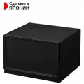 Органайзер черный для хранения с выдвижным ящиком 37,6х35,5х25 см (LW) Sanka