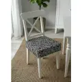 Подушка на стул Икеа Ингольф 42-35x42x4 см, черный