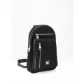 Рюкзак Karl Lagerfeld мини с монограммой чёрный