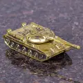 Модель танка ИС-3 50х20х17 мм бронза