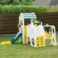 Игровой комплекс UNIX Kids Playhouse для детей с горкой и качелями, для дома, улицы, дачи