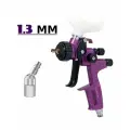 Краскопульт пневматический HVLP, 1.3мм, 275л/мин, 2.0бар, 850г, лиловый