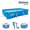 Бассейн каркасный Bestway Steel Pro, 300×201×66 см, 56404