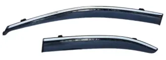 Дефлекторы окон Honda Accord 2008-2013 с молдингом из нержавеющей стали