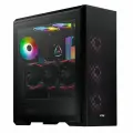 Корпус XPG DEFENDER BLACK, Midi-Tower DEFENDER-BKCWW без БП, черный