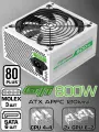 Блок питания для ПК 800W Белый ATX ZIRCON GTI-800-White ,20+4pin 4+4pin 2*6+2pin 6*SATA 3*MOLEX вентилятор 140мм