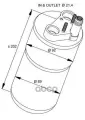 Осушитель кондиционера NRF арт. 33322