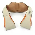 Роликовый массажер для шеи и плеч с ИК-прогревом massage of Neck Kneading (Бежевый)
