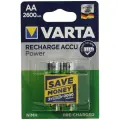 Аккумулятор Ni-Mh 2600 мА·ч 1.2 В VARTA Recharge Accu Power 2600 AA, 2 шт.