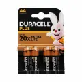 Батарейка DURACELL PLUS AA, 80 штук (20 блистеров по 4 штуки)