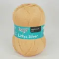 Пряжа Московская шерстопрядильная фабрика Лидия сильвер, МШФ, абрикос краш - 151234, 50% мериносовая шерсть, 50% акрил, 5 мотков, 100 г, 1613 м.