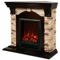 Электрокамин RealFlame Dublin Rock Corner AO с Eugene, угловой напольный
