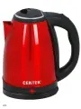 Чайник электрический металлический CT-1068 RED,2 л,2000 вт