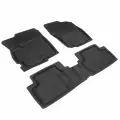 Коврики салона для Mitsubishi Outlander III (2012- Н. В.), резина, с перемычкой, 4 шт.