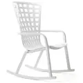 Кресло-качалка садовое Nardi Folio, Италия, 2 положения спинки, цвет белый