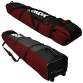 Чехол для лыж и сноубордов на колесиках Nordic 150-180 см бордовый