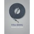 Поводок для собак/ поводок-перетяжка TheDog, для собак средних и маленьких пород, длина 5 м, серый.