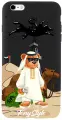 Черный силиконовый чехол для iPhone 6+/6s+ Tony Style Дубай