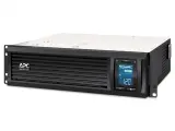 Источник бесперебойного питания APC Smart-UPS C 1000VA/600W, 2U RackMount, 230V, Line-Interactive, LCD, Out: 4xC13, 1 year warranty (замена SMC1000I-2U)