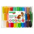 Пластилин воздушный 36 цветов Brauberg Kids, 360г, 3 стека, застывающий (106308), 2 уп.