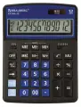 Калькулятор настольный Brauberg EXTRA-12-BKBU (206x155 мм), 12 разрядов, двойное питание, черно-синий, 250472