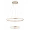 Люстра светодиодная подвесная с пультом цвета шампань, 100W, плавная регулировка яркости и цветовой температурой освещения в диапазоне от 3000К до 6500К