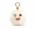 Пушистый брелок Fuggler оригинал/ Fuggler Mini Plush Keychains/Zuru Fuggler/белый монстр