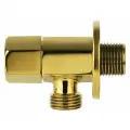 Кран KAISER 257 Gold угловой 1/2х1/2 золотой