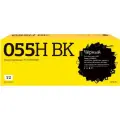 Картридж лазерный T2 TC-C055H BK для Canon i-SENSYS LBP663/664/MF742/744 (7600 стр.) Черный, с чипом