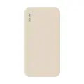 Внешний аккумулятор Solove Power Bank 10000mAh Type-C с 2xUSB выходом, кожаный чехол (001M+ Beige), бежевый