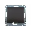 Systeme Electric Glossa 1-клавишный выключатель скрытой проводки IP20 10А графит GSL001311