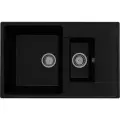 Кухонная мойка Ulgran Quartz Prima 780 1,5 K-07 Уголь искусственный камень встраиваемый 78 Россия