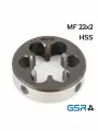 Плашка для нарезания резьбы круглая HSS MF 22x2 00415060 GSR (Германия)