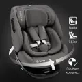 Автокресло детское Reex Happy Baby, поворот на 360, от 0 до 12 лет, 0/1/2/3 (до 36 кг), Isofix, 40-150 см, графитовое
