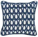 Чехол на подушку с принтом Twirl темно-синего цвета из коллекции Cuts&Pieces, 45х45 см, Tkano, TK21-CC0007