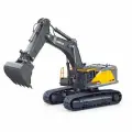 Металлический гусеничный экскаватор HUI NA TOYS масштаб 1:50 - HN1721-YELLOW