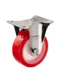 Колесо для тележки неповоротное Стелла-техник 6902-100, d 100 мм, г/п 170 кг, нержавеющая сталь