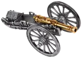Пушка декоративная Denix, Франция, 1806 год, металл, точная копия