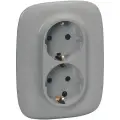 Розетка Legrand 753926 Valena Allure, 16 А, с защитной шторкой, с заземлением