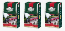 Чай Ahmad Tea черный листовой English Breakfast, 100 г - 3 штуки